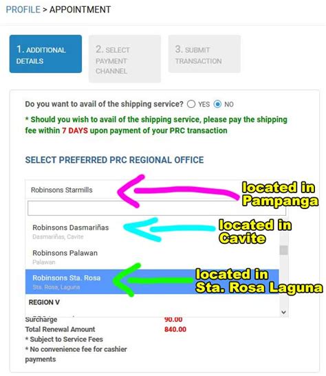 prc pampanga online appointment|PRC Region III .